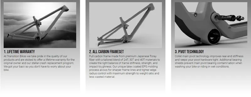 Transition Spur All Country MTB GX Carbon Bike Black Powder-3